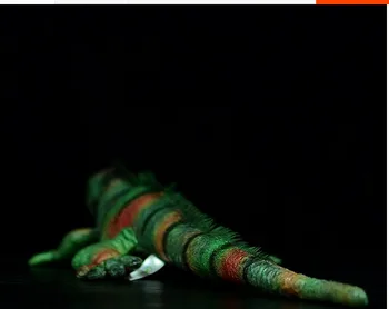 Transport gratuit 66cm simulare iguana verde șopârlă păpuși drăguț simulare animal de pluș jucarii pentru copii cadou de ziua de nastere