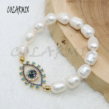 Perle naturale fir cu ochi farmece moda bijuterii perle bijuterii Handmade bijuterii cadou Unic pentru doamna