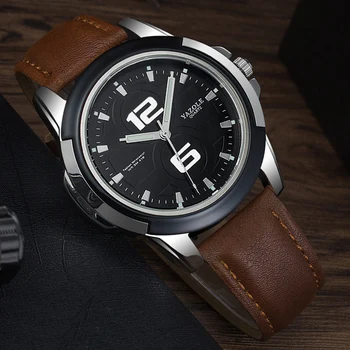 2018 top brand yazole noi cuarț ceas de lux barbati casual moda ceas luminos rezistent la apa pentru bărbați de mari dimensiuni cadran ceas 418