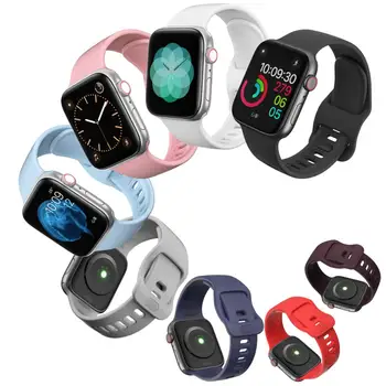Sport, curea silicon pentru Apple watch band 44mm 40mm 42 38mm Respirabil watchband correa pentru apple watch seria 3 5 6 4 SE iwatch