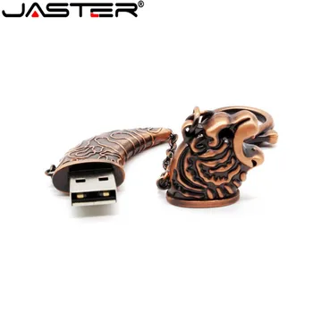 JASTER Nou metal cupru sabber USB flash drive cutit Decor breloc pendrive 4GB 8GB 16GB 32GB 64GB U disk, stick de memorie