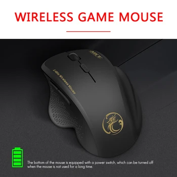IMICE G6 2.4 GHz Wireless Mouse 1600 DPI Reglabil Ergonomic Vertical Soareci 6 Butoane Optice Reglabile Optical Gaming Mouse