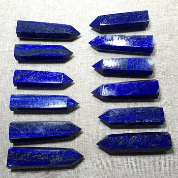 Lapis Lazuli Natural Coloana De Cristal Lapis Lazuli Coloana De Cristal Hexagonal Coloană De Piatră Originale De Decorare Decorare