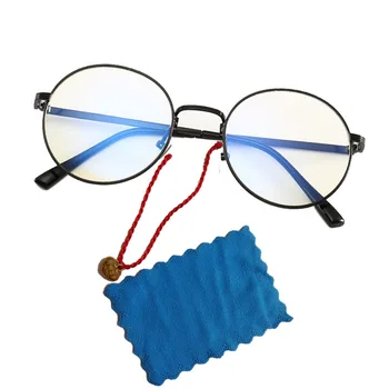 Rotund rama de Ochelari retro FemaleTransparent pentru Calculator, Lentile Cadru Metalic Ochelari de vedere Femei, Bărbați Anti Blue Ray Oculos De Grau Sp