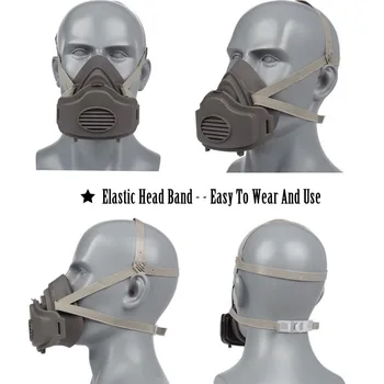 Noi 3200 Mască De Praf Reutilizabil Respirator Inlocuit Filtre De Praf-Dovada Pentru Dulgher Lustruire Munca De Zi Cu Ceata De Protecție De Siguranță