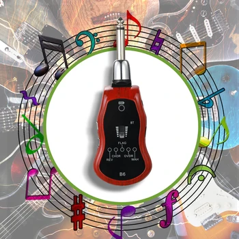 5 in 1 Wireless 2.4 G Chitara Transmițător Audio 6 Canale Chitara Transmițător fără Fir Receptor pentru Chitara Electrica Bass