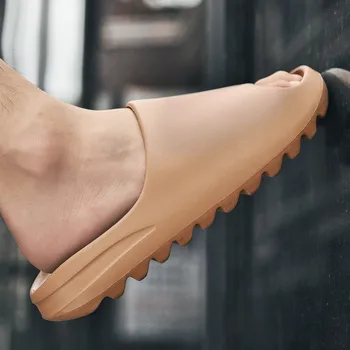 35~46 Designer Kanye West Bărbați 2020 moda Femei Spumă alergător de vară pentru bărbați slide casual, papuci de plaja pantofi de injectare eva pantofi
