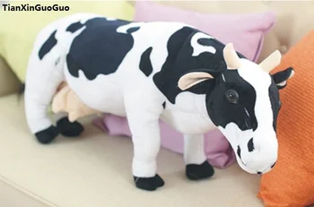 Jucărie de pluș imens 70cm simulare vaca jucărie de pluș moale papusa arunca perna cadou de ziua s1041