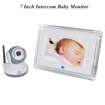 7Inch Ecran LCD de 2.4 Ghz Wireless Interfon Baby Montor