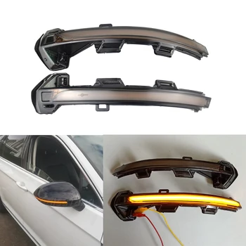 2 bucati Dinamic LED Lumina de Semnalizare Oglinda Laterala Indicator Secvențială Semnalizator Pentru VW Passat B8 Variant Arteon 15-19