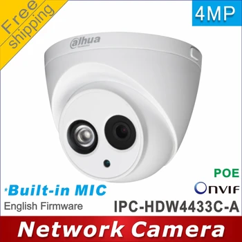 Transport gratuit Dahua IPC-HDW4433C-O înlocuiți IPC-HDW1431S Built-in MICROFON HD 4MP Camera IP de rețea cctv Dome Suport POE P2P