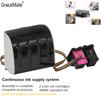 GraceMate Sistem de Cerneală de Înlocuire pentru HP 650 CISS pentru hp Deskjet 1015 1515 2515 2545 2645 3515 4645 Printer