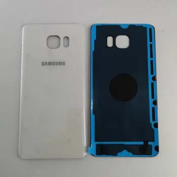Pentru Samsung Galaxy Note5 Nota 5 Spate Capac Baterie Usa Spate Carcasa Transparent Caz De Înlocuire + Adeziv Autocolant