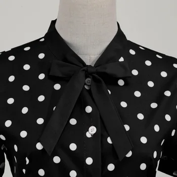 Tonval Gât Cravată Cu Dungi Pentru Femei Vintage Tricou De Vara Rochie Pieptul Singur Rockabilly Casual, Rochii De Leagăn
