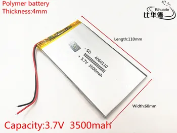 1buc/lot 3.7 V 3500mAh 4060110 Litiu-Polimer Li-Po, li-ion Reîncărcabilă de celule de Baterii Pentru Mp3 MP4 DIY PAD DVD