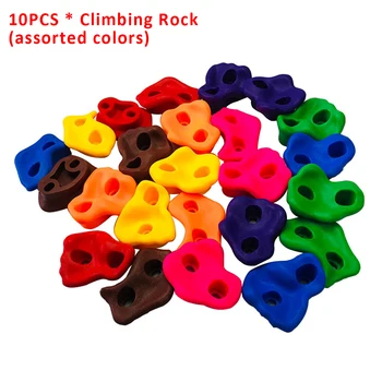 10buc mâini și de picioare pentru copii alpinism jucării assembledplayground non-alunecare de rock alpinism, îmbrăcăminte pentru copii piatra de plastic