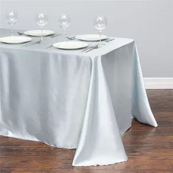 Multi satin de culoare fata de masa pentru petrecere de nunta banchet decor/poliester fețe de masă masă masă acoperire acoperire