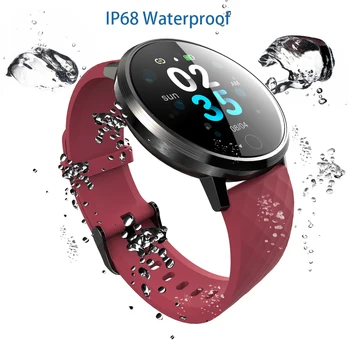 În 2020, Noul Ceas Inteligent Femei Fitness Tracker Bratara IP68 rezistent la apa Smartwatch Memento Apel Monitor de Ritm Cardiac pentru Android iOS