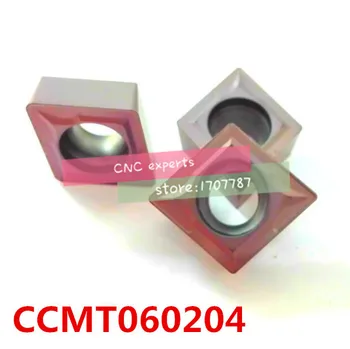 Transport gratuit CCMT060204 carbură CNC insertii,CNC strung tool,se aplică pentru oțel inoxidabil și oțel de prelucrare, introduce SCLCR/SCFCR