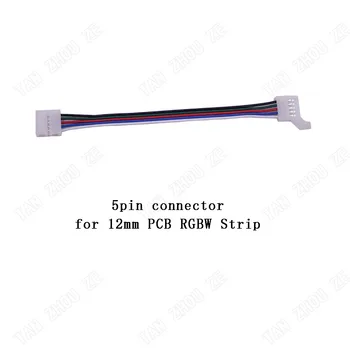 Lipire gratuit 2pin 3pin 4pin 5pin 6pini led conector Clip, pentru 5050 3528 3014 WS2812b CONDUS singură culoare/ RGB RGBW RGBWW Benzi de lumină