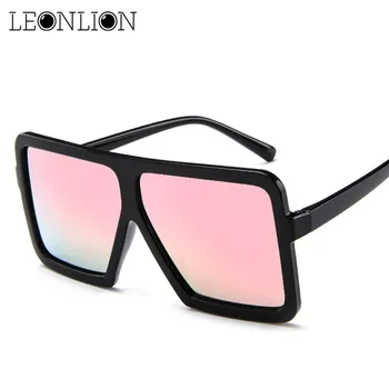 LeonLion 2021 Pătrat ochelari de Soare Femei Designer de Lux Bărbat/Femei Mare Cadru Ochelari de Soare Clasic UV400 Epocă Gafas De Sol Mujer