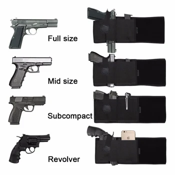 Tactic Universal Abdominale Trupa Toc Conceput pentru Dreapta/Stânga pentru Glock 17 19 22 Seria și cele Mai Pistol Pistoale Combo