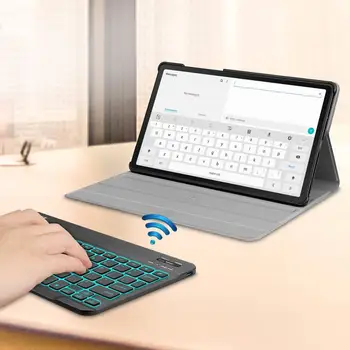 Rusă spaniolă Caz de Tastatură pentru Samsung Galaxy Tab S6 10.5 SM-T860 SM-T865 2019 Subțire Capacul suportului Pentru Tab S6 T860 10.5 Caz