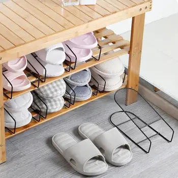 Noul Fier De Dublu Shoe Rack Cabinet Targă Dulap Depozitare Pantofi Organizator Rafturi Suport Pentru Incaltaminte De Depozitare Acasă Consumabile