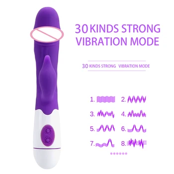 IKOKY G Spot Dildo Vibrator Realist Penis Vibrații Dublu Feminin Masturbator Jucarii Sexuale Pentru Femei Stimulator Clitoris