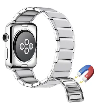 Curea magnetica pentru apple watch band 44 mm 40mm Femei Bărbați brățară din Oțel Inoxidabil apple watch seria 5 4 3 iwatch trupa 42mm 38mm