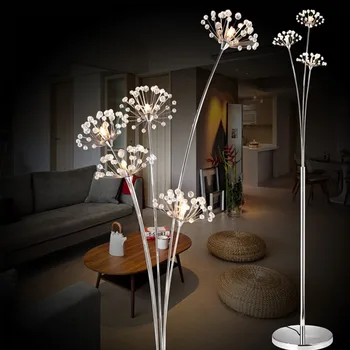 Modern, Simplu cu LED-uri Lampa de Podea Camera de zi Dormitor lampă de Cristal Magazin de rochii de Mireasa Lampa de Podea Studiu de Papadie Lumina MING