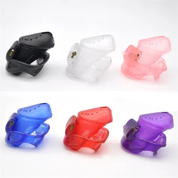 3D Scurt Plastic de sex Masculin Dispozitiv de Castitate Cu Blocare,Cușcă,Penis Sleeve,Inele Penis,Centura de Castitate,Jocuri pentru Adulți Jucarii Sexuale Pentru Barbati