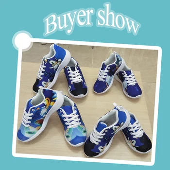 WHEREISART Vânzări la Cald Copil Pantofi Desene animate Splatoon Tipărite ochiurilor de Plasă de Sus Usoare Sport Execută Lovitura de Pantofi cu Role Fată Băiat Adidas