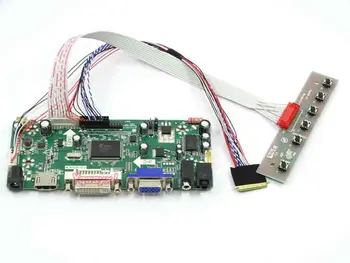 Yqwsyxl Control Board Monitor Kit pentru LP173WF1-TLB3 LP173WF1-TLA1 HDMI+DVI+VGA LCD ecran cu LED-uri Controler de Bord Driver