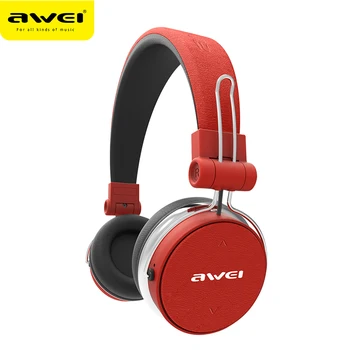 AWEI A700BL Wireless Bluetooth HeadphonesCVC6.0 inteligente de reducere a zgomotului de Pliere căști Built-in Microfon pentru telefoane