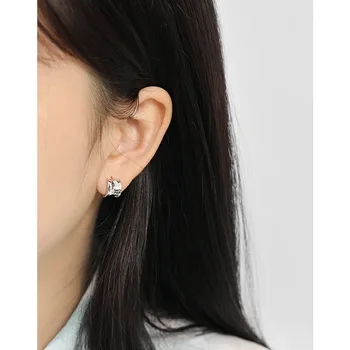 S ' STEEL Argint 925 Cercei Stud Pentru Femei coreene Neregulate Designer Cercel Aur Cercei Aretes Moda Bijuterii 2020