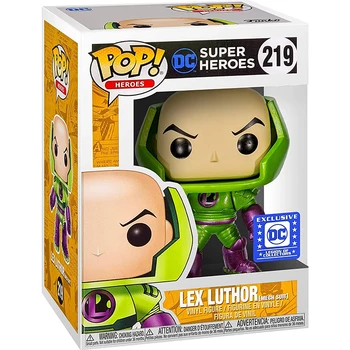 Funko Pop Lex Luthor vinil păpuși #219 super-eroi DC Jucării de Acțiune Cifre brinquedos Modelul de Colectare pentru Copii cu cutie de cadouri