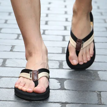 Fierbinte de vară elev nou cuplu cool flip-flops pantofi de plaja barbati casual în aer liber moale confortabil de picioare de dimensiuni mari papuci