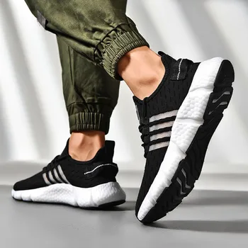 2020 Moda de Vara respirabil dantela non-alunecare de moda de mari dimensiuni valul pantofi pentru bărbați plasă pantofi Casual Barbati Pantofi de Tenis Masculino