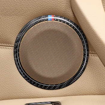 Fibra de Carbon Portiera Vorbitor Inel de Sunet Decoratiuni Difuzor Tapiterie Accesorii Auto pentru BMW 3 4 Seria 3GT F30 F31 F32 F34