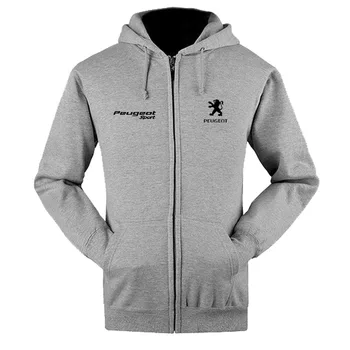 Peugeot logo cu fermoar bluze haina personalizate magazin 4S cu fermoar hanorac jacheta