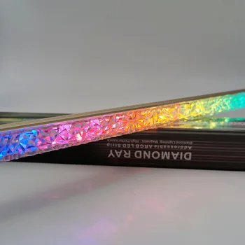 COOLMOON Diamond Light Bar RGB Șasiu Decorative Bară de Lumină LED-uri Symphony AURA Placa de baza Dumnezeu Lumina Sincronizate Hard Light Bar
