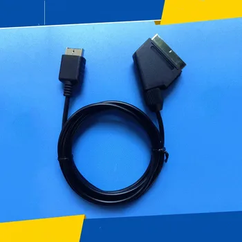 1BUC 1.8 M NEGRU Scart RGB Cablu Pentru Sony Playstation PS2, Consolă de jocuri PS3 Piese Accesorii