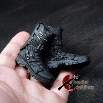 1/6 Pantofi de sex Masculin Solid Cizme Drumeții Soldat Figura Accesoriu Pentru 12
