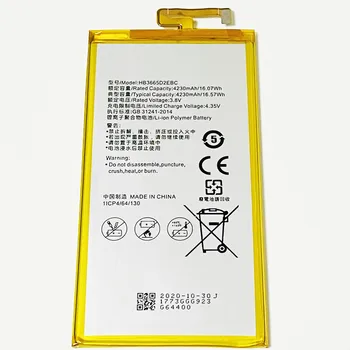 3.8 V 4230mAh HB3665D2EBC Pentru Huawei MediaPad T2 7.0 Pro PLE-701L PLE-703L Baterie