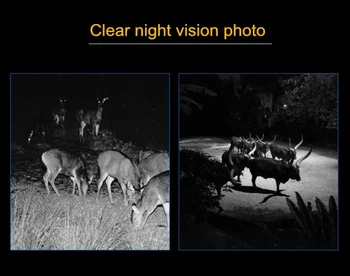 20MP 1080P Traseu Camera de Vânătoare Wildcamera Noaptea Versiune Scouting Camere Foto Capcane Urmări 1/3-Inch 2 Megapixeli, Senzor CMOS