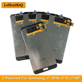 5 Buc/lot J7 2016 Lcd Pentru Samsung Galaxy J710 Lcd Cu Ecran Tactil Digitizer Asamblare J710M J710F Display Transport Gratuit