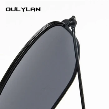 Oulylan Clasic ochelari de Soare Barbati Femei Metal Ochelari de Design de Brand Ochelari de Soare Nuante Retro Doamnelor Oglindă ochelari de soare UV400