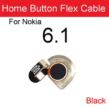 Senzor de amprentă digitală Flex Panglică Pentru Nokia X5 5.1 5 6 X6 6.1 7 8 plus Butonul Home pentru a Reveni Cheie Senzor Tactil Cablu Flex Piese