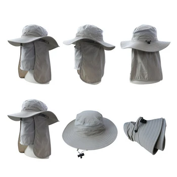 În Aer Liber, Uscare Rapidă Pescuit Pălării Bărbați Femei Rotund Mare Refuz Bloc De Soare Soarele De Vară Șapcă Pentru Turism Alpinism Găleată Pălărie